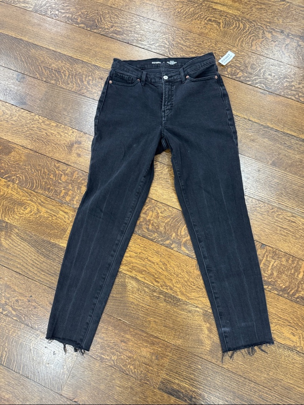 NWT Old Navy Black High-Rise Straight Jeans - Women